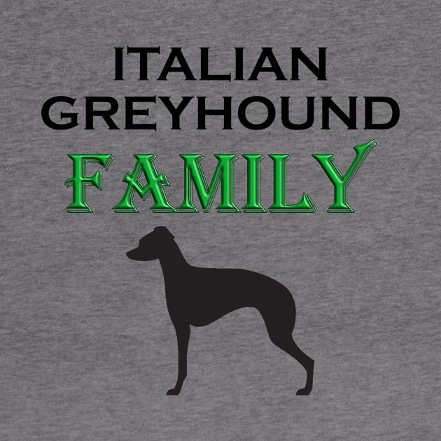 Italian Greyhound Family by Opus TShirt